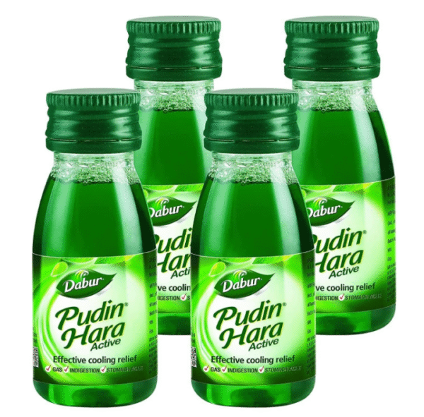 Dabur Pudin Hara Active 30ml (Pack of 4) | Digestion Aid
