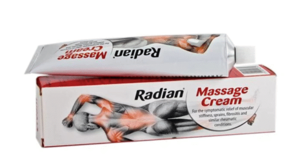 Radian Massage Cream 100g | Muscle, Sprain & Pain Relief