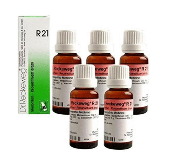 Dr. Reckeweg R21 Drops (5 Pack) for Respiratory Relief