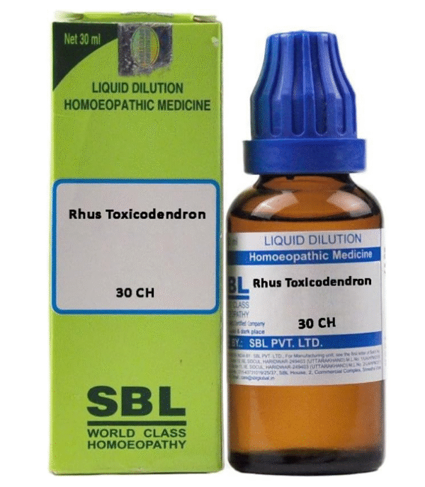 SBL Rhus Toxicodendron 30 Dilution 30ml for Joint Pain