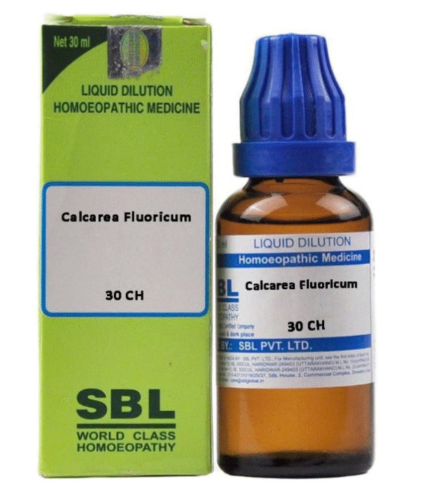 SBL Calcarea Fluoricum 30 Dilution 30ml for Bone Health