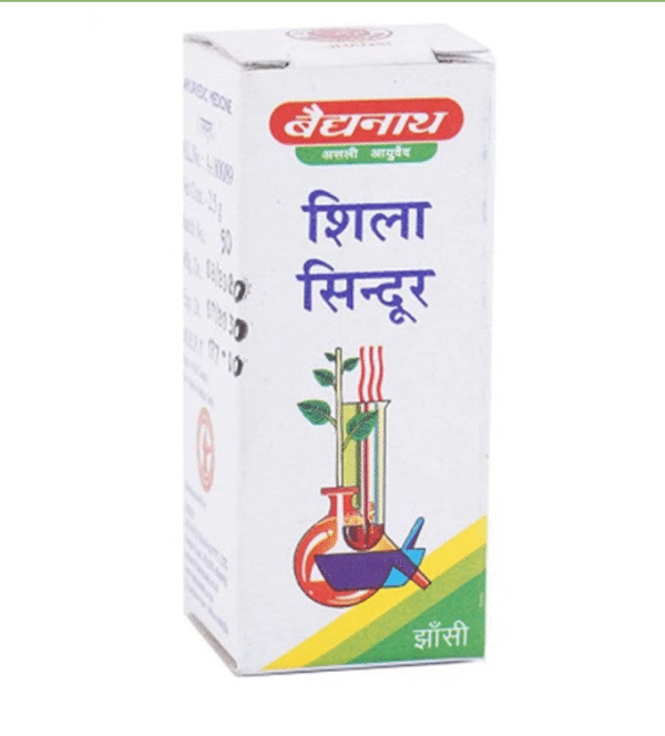 Baidyanath Shila Sindoor – Ayurvedic Rasayan (2.5g Jar)