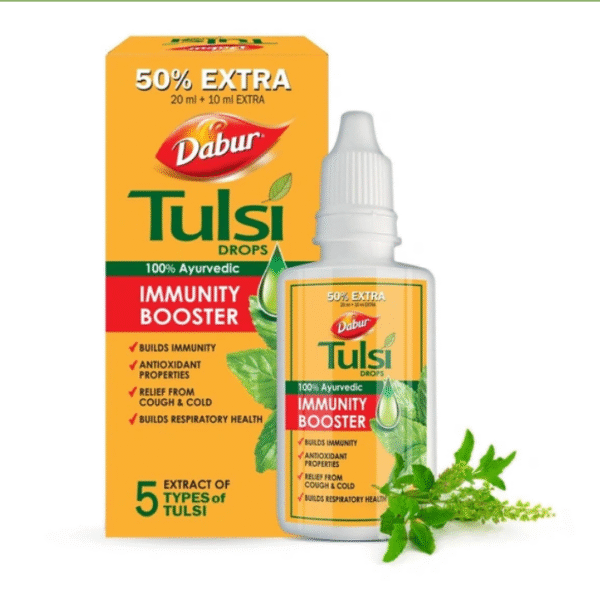 Dabur Tulsi Drops – Natural Immunity & Respiratory Support 30ml