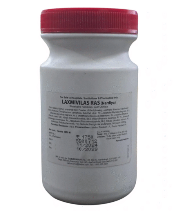 Dabur Laxmi Vilas Ras – Nardiya Ayurvedic Immunity Booster 1000tab