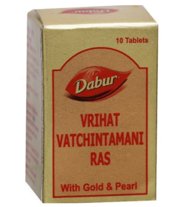 Dabur Vrihat Vatchintamani Ras – Ayurvedic Nerve Tonic 10tab