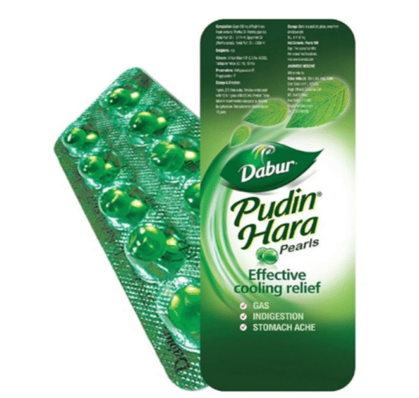 Dabur Pudin Hara Pearls – Fast Relief from Gas & Acidity (30)