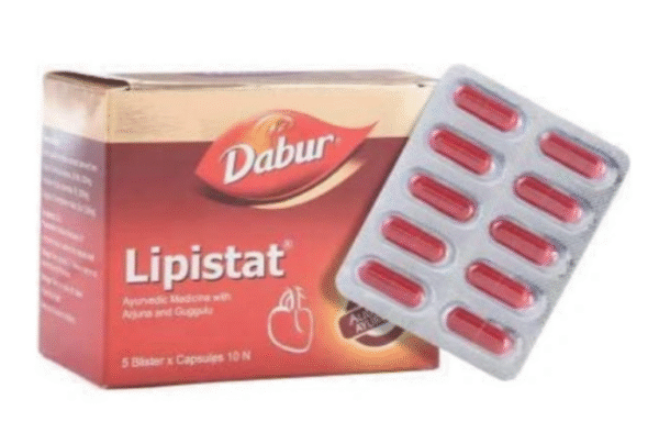 Dabur Lipistat Capsules – Cholesterol Control Support (10)