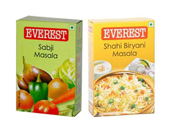 Everest Spice Pack | Sabji 100g & Shahi Biryani 50g Combo