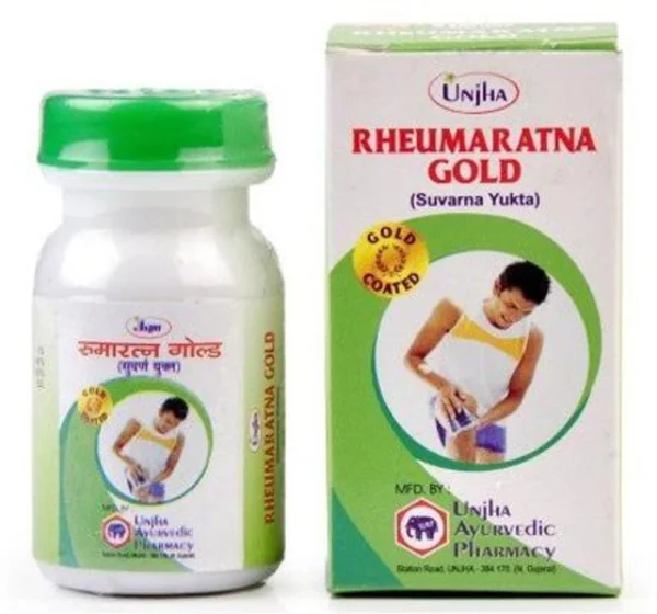 Unjha Rheumaratna Gold Tablets for Joint Pain (30 Tabs)