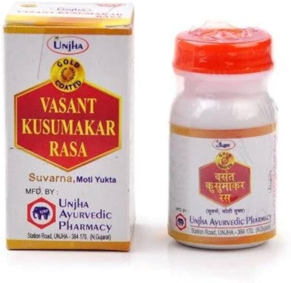 Unjha Vasant Kusumakar Rasa Tablets for Wellness (100)