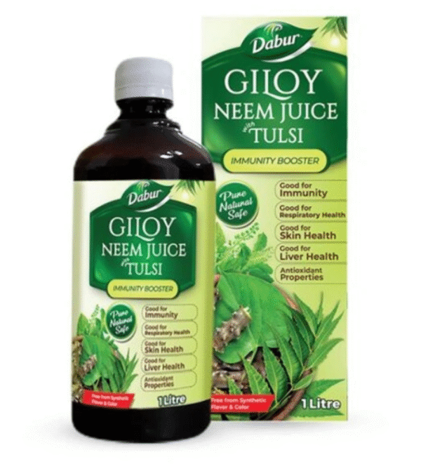 Dabur Giloy Neem Tulsi Juice – Immunity Booster (1 Litre)