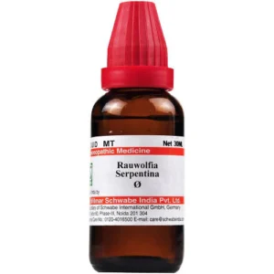 Dr. Willmar Schwabe India Rauwolfia Serpentina Mother Tincture Q – 30 ml